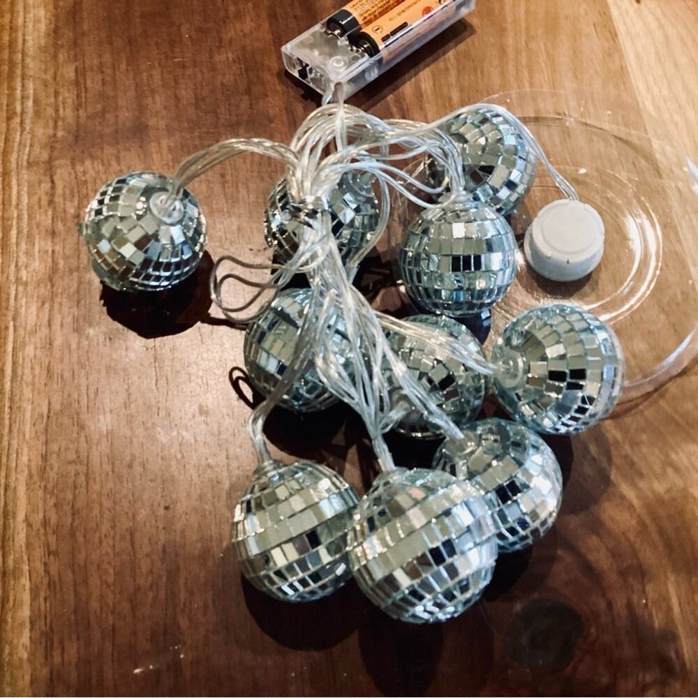 Disco Ball String Light - Picture 2 of 4